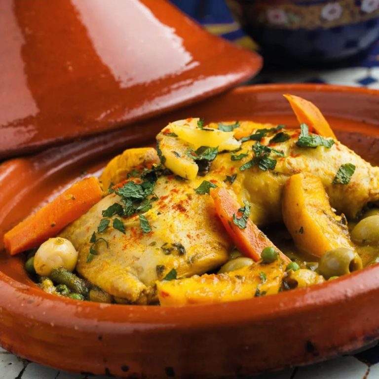 Chicken Tagine in the Moroccan Desert Camps