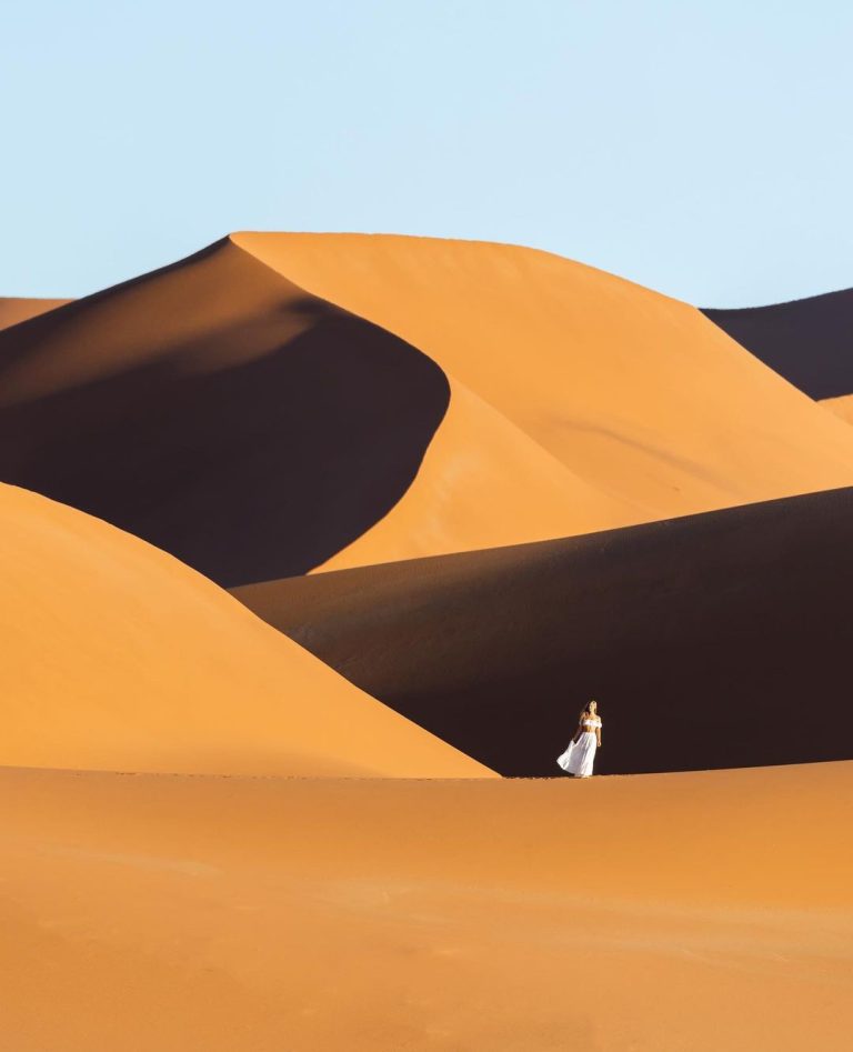 The majestic dunes of Erg Chegaga